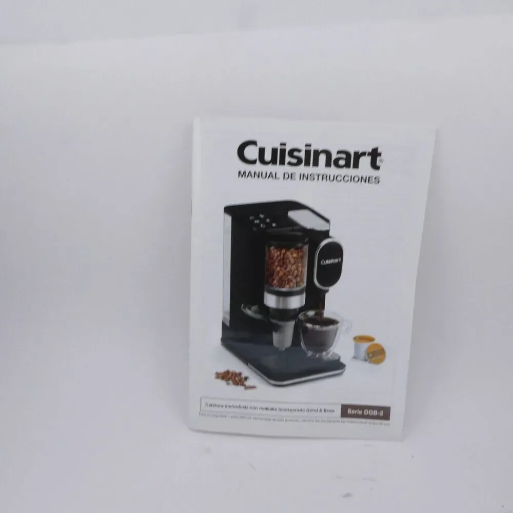 New Open Box Cuisinart Grind & Brew Single Serve Coffee Maker DGB-2